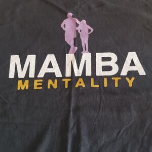 Mamba Mentality Shirt Mens Medium Kobe Bryant Short Sleeve Tee